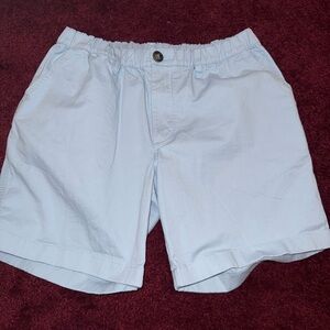 Chubbies medium 7” men’s light blue khaki shorts M